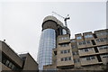 View of One Blackfriars taking shape from the South Bank