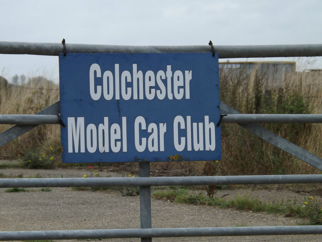 Colchester Model Car Club sign