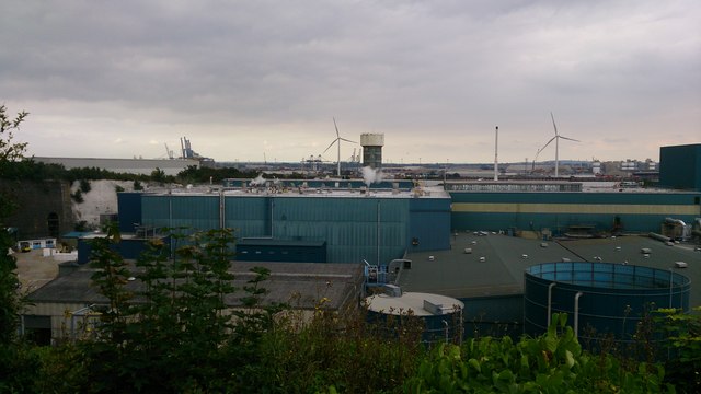 Riverside Industrial Scene, Northfleet