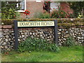 Ixworth Road sign