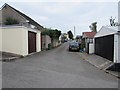 Lane from Richmond Close to Richmond Place, Pontnewydd, Cwmbran