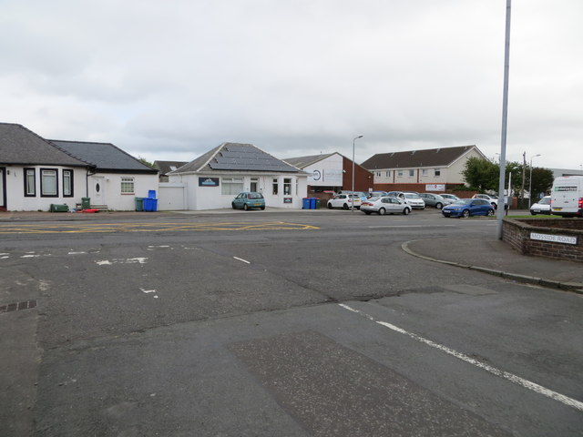 Junction of Mosside Road with Heatfield Road (B743) in Ayr