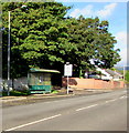 Green bus shelter, Llantarnam Road, Cwmbran