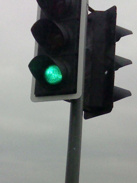 UK Puffin Green Traffic Light Signal © Gary :: Geograph Britain and Ireland