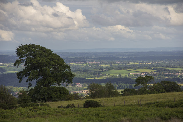 The Dee Valley from Bryn Adda