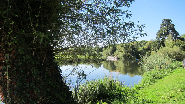 The River Avon downstream from Saltford