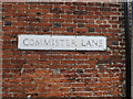 Commister Lane sign