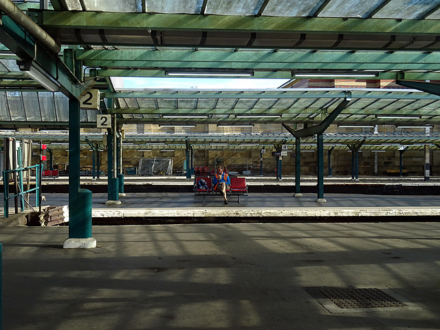 Platform 2 at Carlisle Railway Station