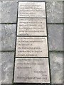 Newcastle-under-Lyme: Vera Brittain inscription in Brampton Park