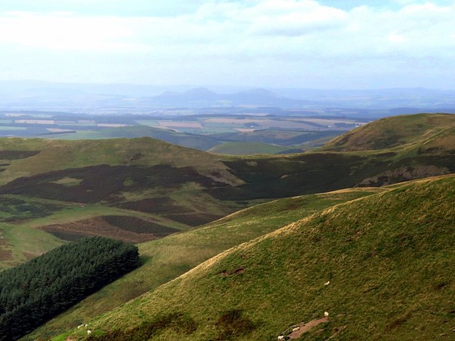The Scottish Cheviots above Hind Hope