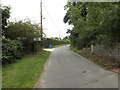 TL9369 : Entering Grimstone End on Mill Road by Geographer
