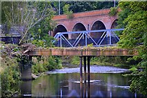 SE2734 : River Aire, Armley, Leeds by Mark Stevenson