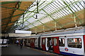 District line train in the shed