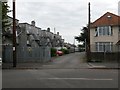 Tuckton: driveway behind Tuckton Road shops