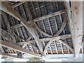 Detail of the roof of Shute Barton