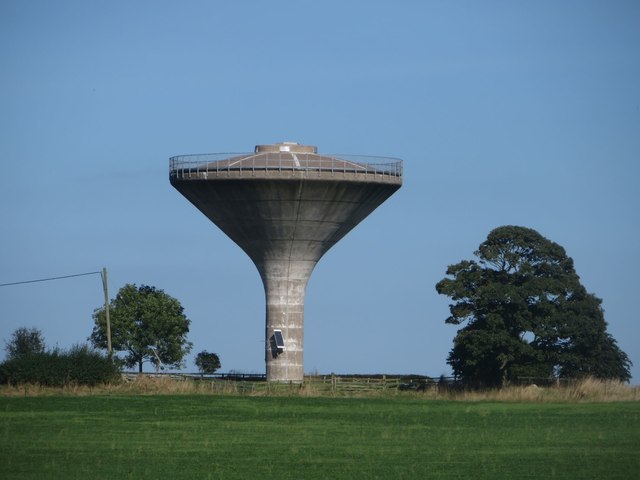 Water Tower at Morwick © Graham Robson cc-by-sa/2.0 :: Geograph Britain ...