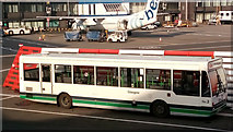 NS4766 : Glasgow Airport airside shuttle bus by Thomas Nugent