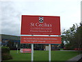 Sign for the St Cecilia