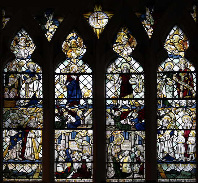St Nicholas, Old Stevenage - Stained glass window