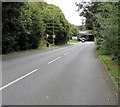 Berse Road descends from New Broughton into Wrexham