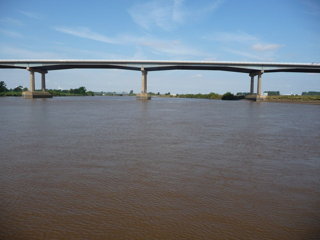 M62 crossing the River Ouse near Goole