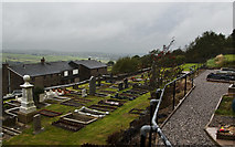 SD7222 : The graveyard at Pickup Bank Congregational Old Chapel by Ian Greig