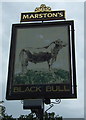 Sign for the Black Bull, Old Langho