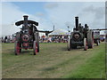 SW8765 : St Mawgan steam rally - parade of steam engines by Chris Allen