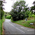 West along Brake Road, Brymbo