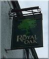 Sign for the Royal Oak, Clitheroe
