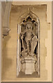 St Martin, Preston - Niche with statue