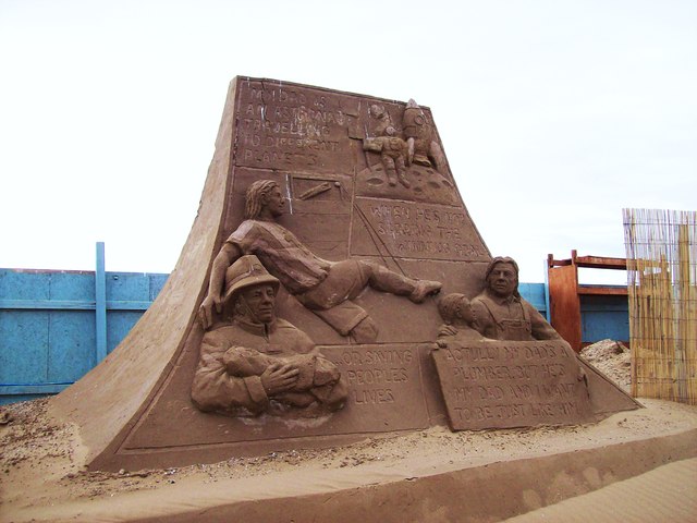 Sand Sculpture, Weston-Super-Mare
