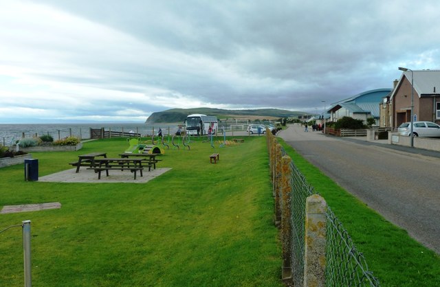 Recreation area at Balintore