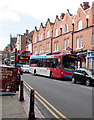 Queueing traffic in Broad Street, Wolverhampton