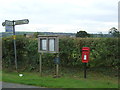 Elizabeth II postbox on Ribchester Road, Dinckley