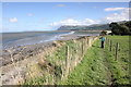 SH6272 : The Wales Coast Path approaching Coed Gyfynys by Jeff Buck