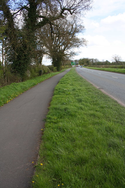 Oakham Road, A606, southeast of Langham