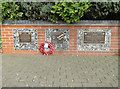 TL8974 : Memorials in the entrance of RAF Honington by Adrian S Pye
