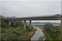 SW5436 : A30 Bridge over the River Hayle by N Chadwick