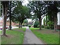 Footpath and cycle route from the railway station