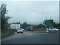 A617/A6191 roundabout east of Mansfield