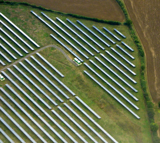 Solar Farm Near Thaxted From The Air Thomas Nugent Cc By Sa Geograph Britain And Ireland