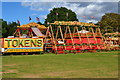 Funfair being set up on Englefield Green