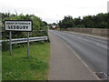 Sedbury boundary sign facing Tutshill