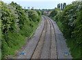 Railway line towards Gainsborough