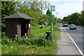 Bus shelter along the A620 Gainsborough Road