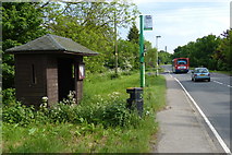 SK7888 : Bus shelter along the A620 Gainsborough Road by Mat Fascione