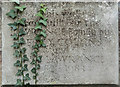 Plaque on Wall, East Lodge Lane, Enfield