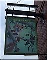 Sign for the Fox & Grapes public house, Preston