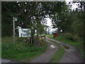 Entrance to camp site